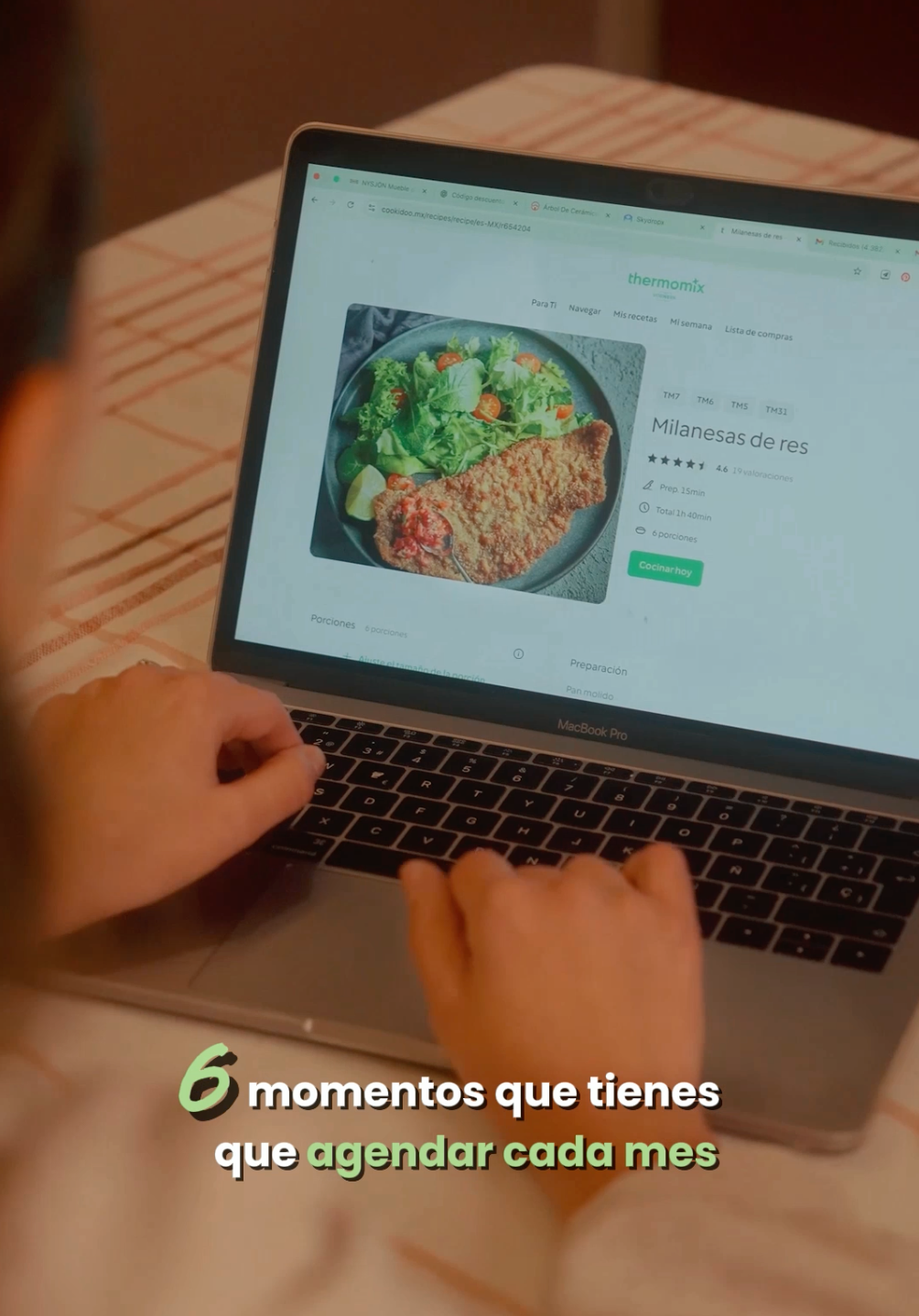 6 MOMENTOS REGALARTE EN EL MES SI TIENES THERMOMIX