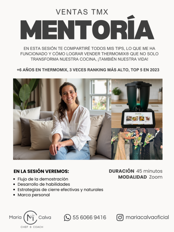 MENTORIA DE VENTAS THERMOMIX HIGH TICKET