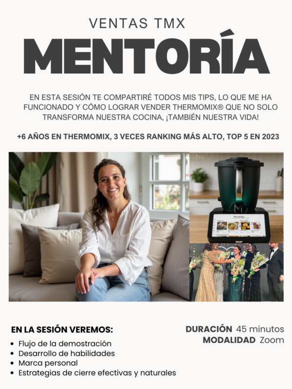 MENTORIA VENTAS THERMOMIX APRENDE A VENDER